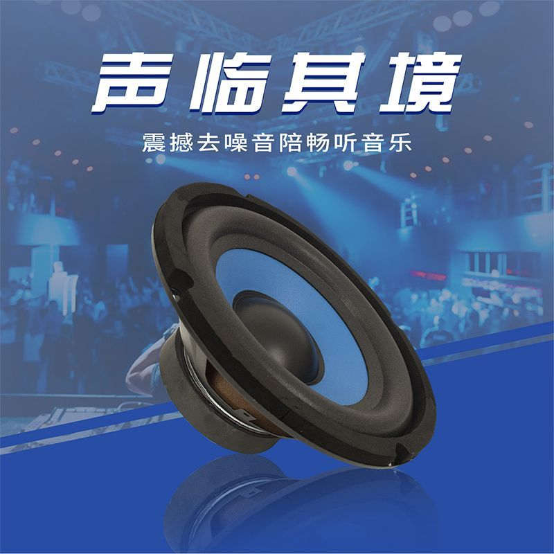 黑克仕汽车3.5寸4寸5寸6.5寸8寸超重低音炮喇叭hifi发烧全频同轴