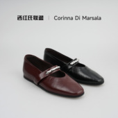 C916跟高3cm X2555A3996 西红氏•双11限时折扣 外牛内全羊单鞋