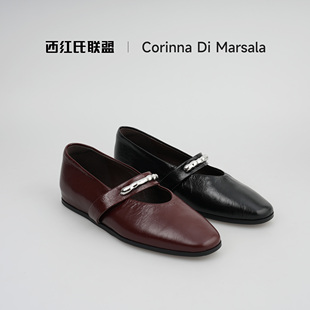 X2555A3996 外牛内全羊单鞋 C916跟高3cm 西红氏•双11限时折扣