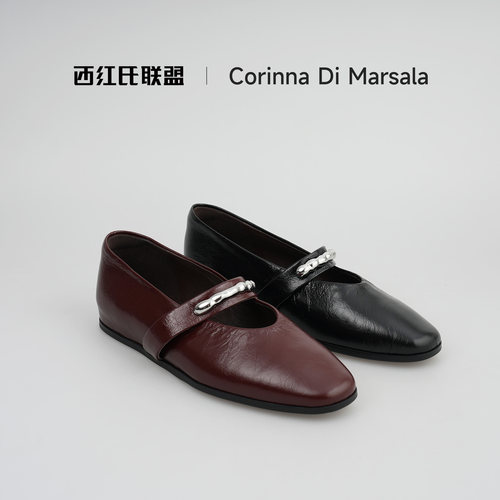 【西红氏•双11限时折扣】外牛内全羊单鞋X2555A3996-C916跟高3cm