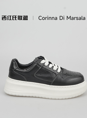 【西红氏联盟】冬季新款水洗马皮增高舒适休闲鞋X2550A569