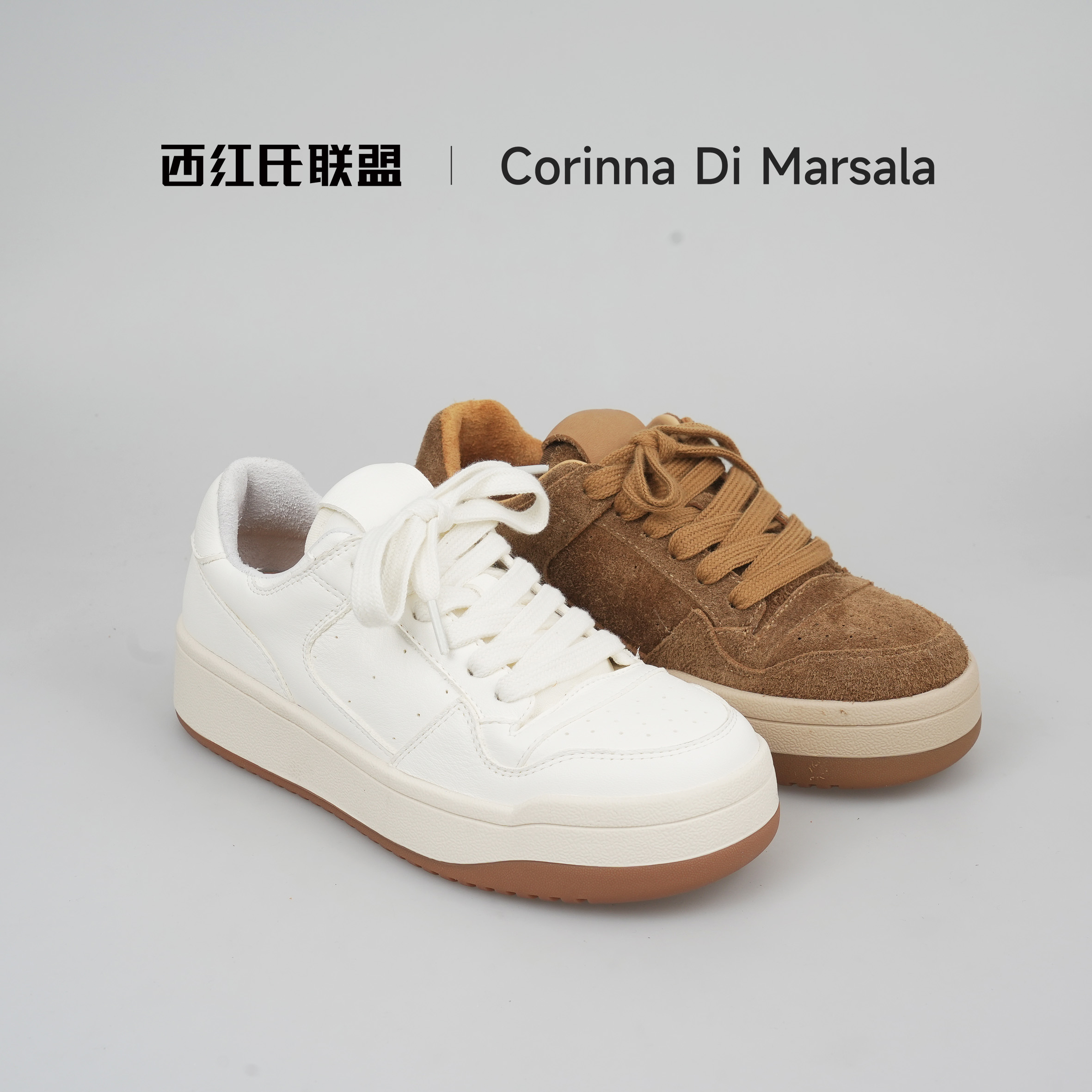 【西红氏联盟】全牛皮~2025秋冬休闲女鞋X2590AB802P-25跟高4.5cm