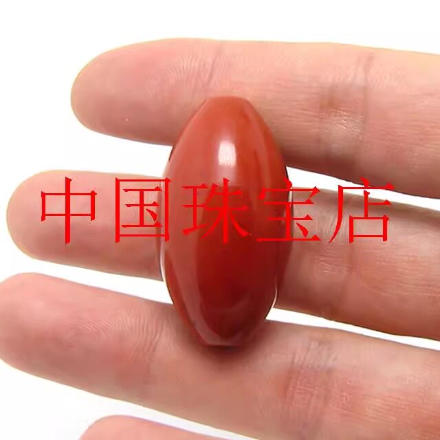 保山南红玛瑙桶珠散珠路路通手串樱桃红色原矿转运珠吊坠单圈手链