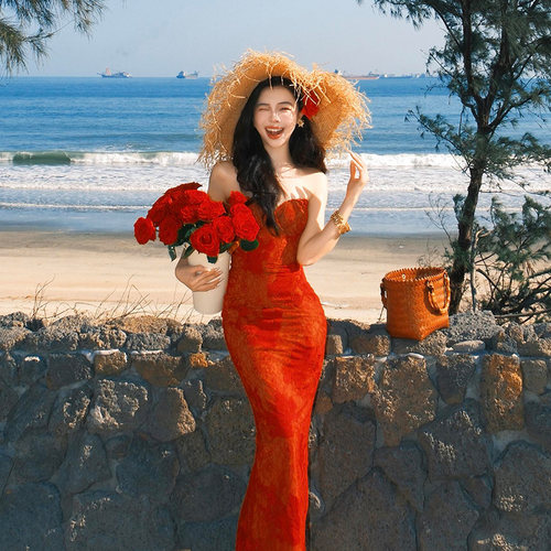 镂空拉菲草帽女夏季2026新款海边