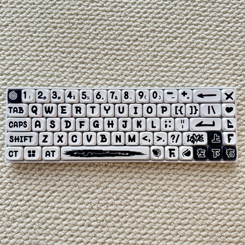 矮轴键帽大字根键帽正刻PBT热升华矮轴made 洛斐 nuphy melgeek