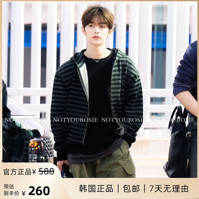 韩国潮牌untitled连帽卫衣外套