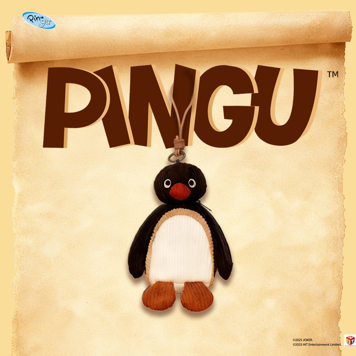 山莫pingu企鹅挂件45周年复古系列耳机包玩偶女生卡通可爱搞怪