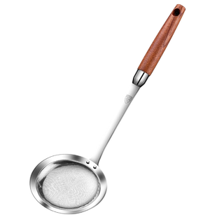 打沫勺304不锈钢漏勺家用过滤网筛厨房撇油勺火锅隔油撇浮沫勺