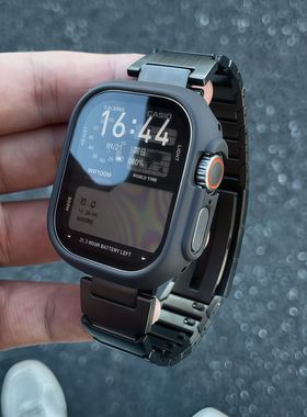不锈钢星轨侧快拆钢带适用苹果手表11代iwatch10applewatch9Ultra