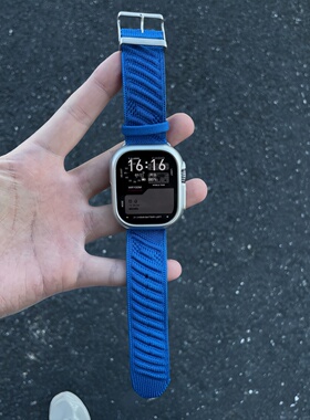 适用于苹果Applewatch Ultra 123代 iwatchs11s10s9爱马针织表带