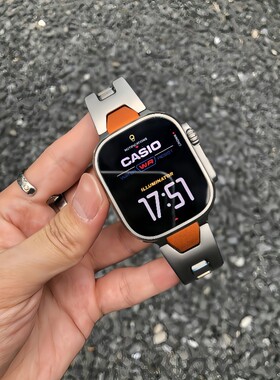 升级变形同款适用苹果表带AppleWatch Ultra3手表金属钢带S11/109