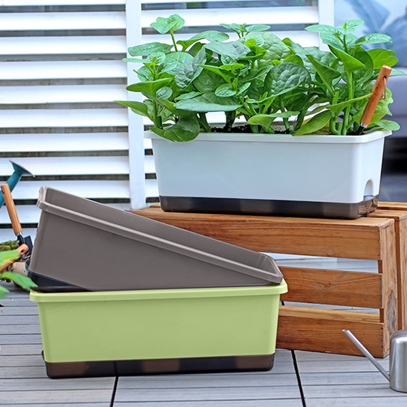楼顶阳台长方形蔬菜种植专用盆
