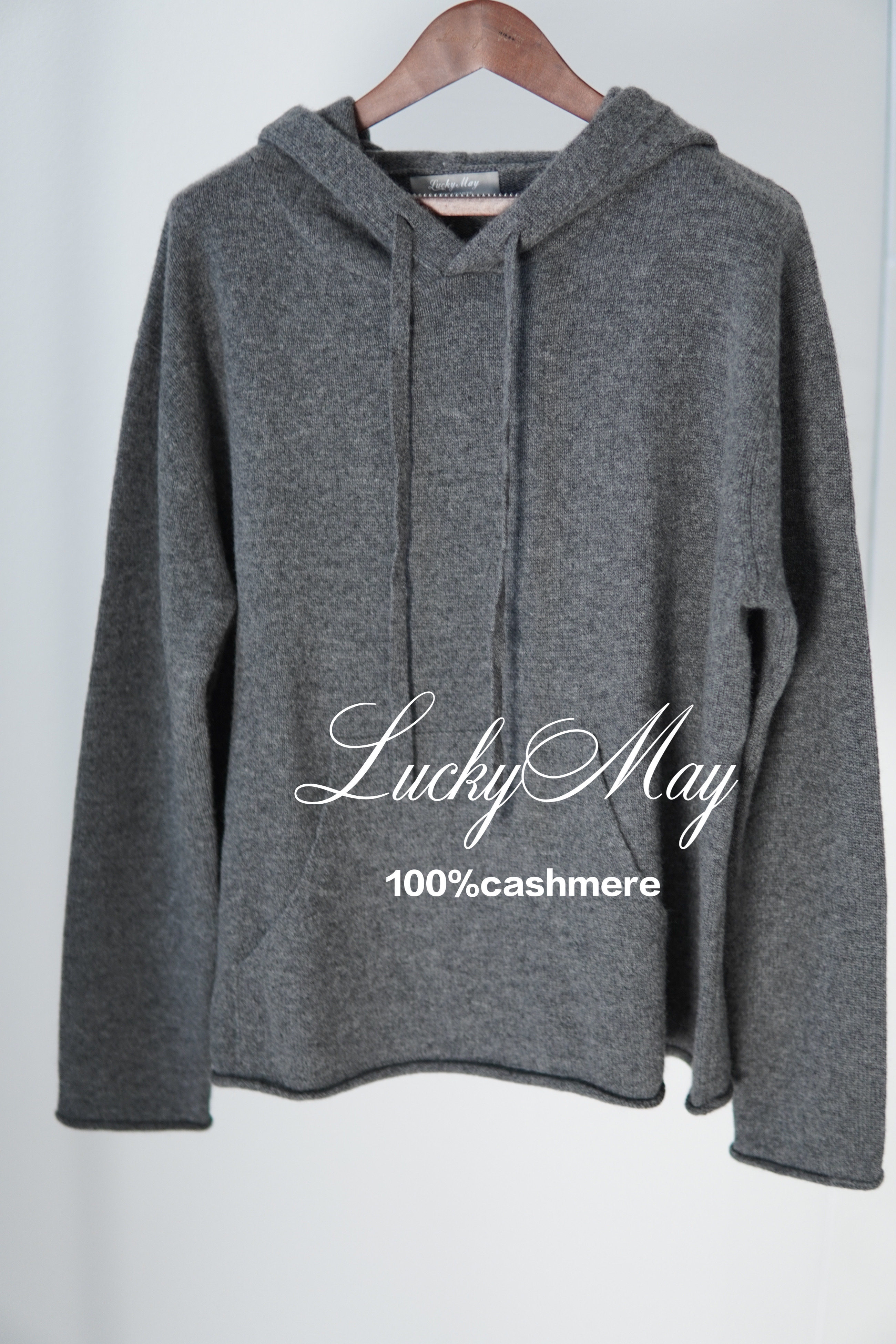 Lucky May亲子羊绒休闲卫衣/绒衫