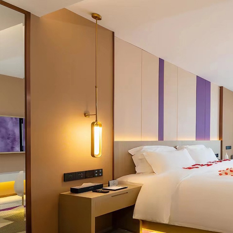 丽枫酒店客房床头壁灯北欧简约设计师轻奢走廊过道长杆伸缩吊壁灯