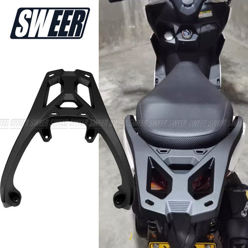 适用光阳踏板车racingx150（原RKS150)铝合金后货架支架尾箱架子