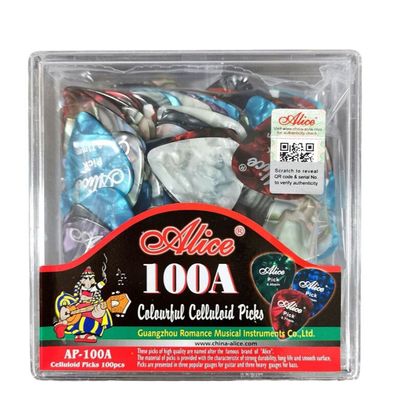 Alice赛璐璐拨片 AP-100A爱丽丝吉他拨片 电木吉他彩色手指弹片