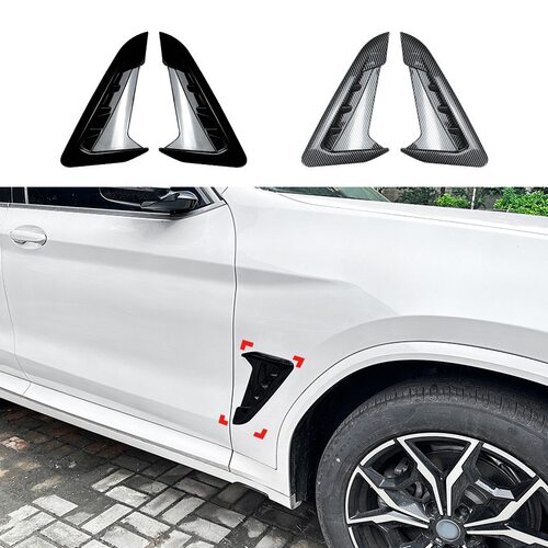 适用宝马X3 X4 G01 G02 M Sport 2018+ 叶子板风口标车贴外饰改装