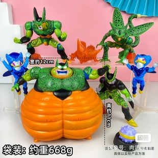 沙鲁全形态手办培养皿沙鲁七龙珠反派人物比克公仔动漫桌面小摆件