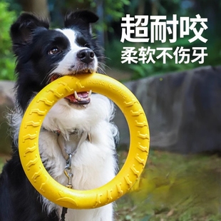 狗狗飞盘玩具球磨牙耐咬解闷神器边牧玩具大型犬金拉布拉多逗狗球