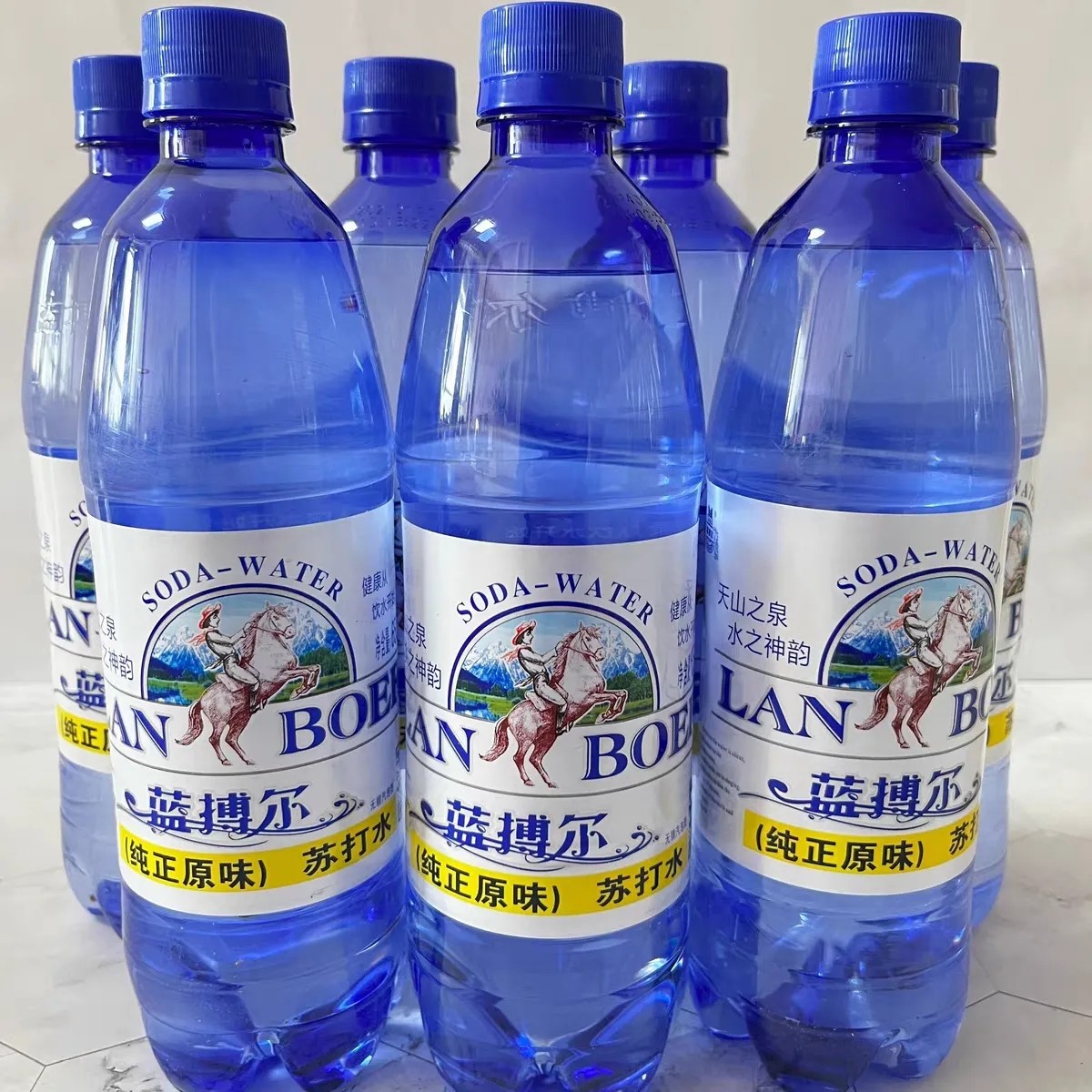 新疆蓝博尔纯正苏打水瓶无糖气泡型包邮新疆直发