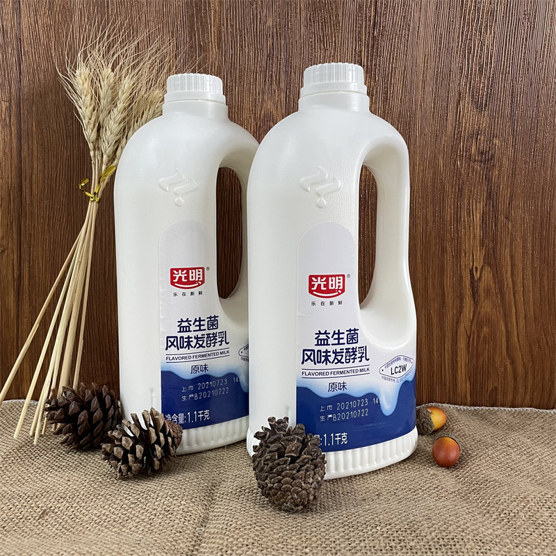 光明益生菌酸奶大桶实惠装