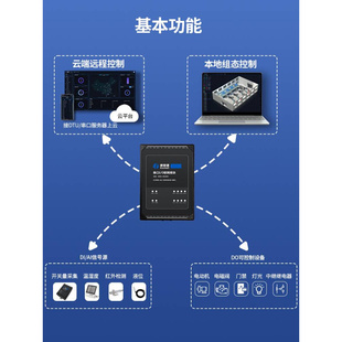 16路开关量采集网模块网络继电器程IO模块转以太远DID 康 耐德