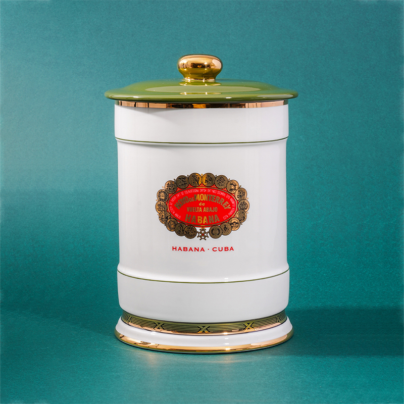 哈伯纳斯正品好友陶瓷雪茄储存罐