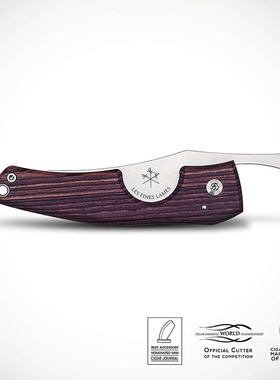 法国Les Fines Lames雪茄刀 Kingwood黄檀木刀柄 刀片可拆卸打磨