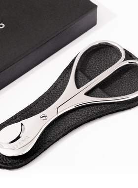 Siglo Cigar Scissors世纪雪茄剪锋利刀刃手握式剪刀配雪茄皮套