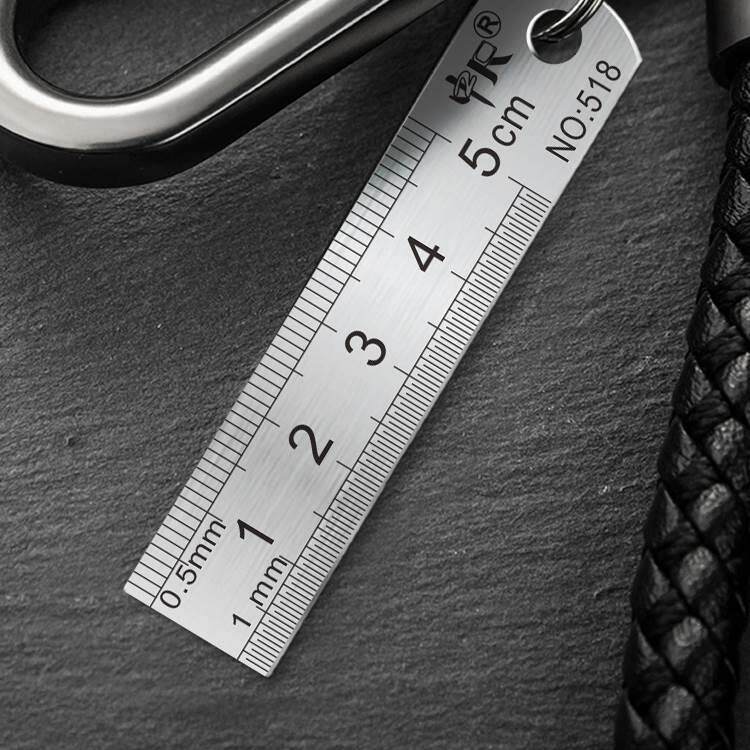 小钢尺小钢直尺5cm尺50mm直尺迷你小尺子5厘米刻度尺