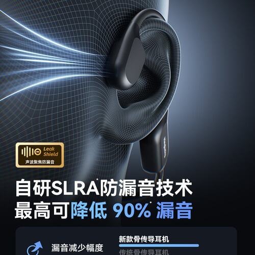 跨境E9PRO骨传导蓝牙耳机挂耳式长续航跑步运动轻薄防水无线耳机
