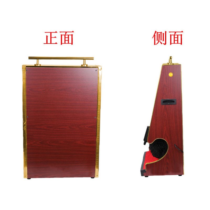擦鞋机器自动家用全自动感应擦鞋机公用酒店大堂电动钛金刷鞋机器图片