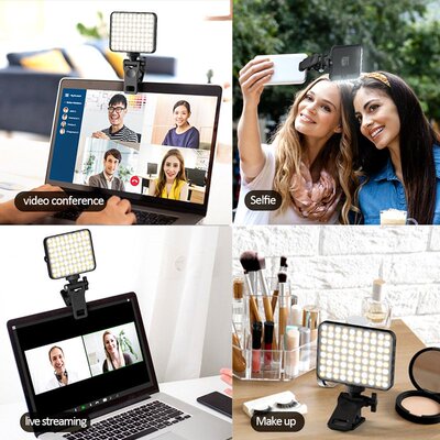 视频会议补光灯  亚马逊selfie ring light直播补光灯 手机平板灯