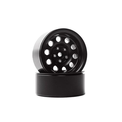复古仿真2.2寸免粘金属轮毂攀爬车轮毂 适用TRX4 SCX10遥控车配件