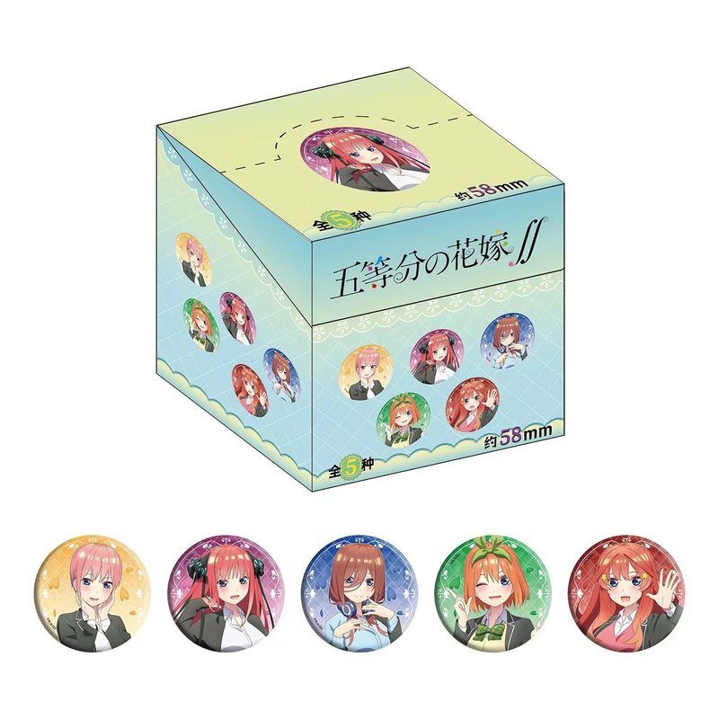 漫序 正版五等分的花嫁校服系列吧唧徽章盲盒