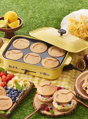 BRUNO多功能料理锅宝可梦款联名正品Pokémon烤肉火锅电煮锅送礼