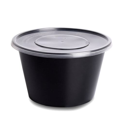 圆盆形3000一次性快餐盒/麻辣烫打包盒/3500小龙虾水煮冒菜外卖盒