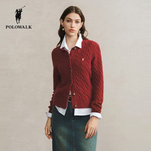 秋冬女式绞花毛衣内搭通勤上衣