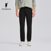 男式 通勤商务直筒长裤 2026春季 新品 POLOWALK针织裤 装 裤 休闲百搭裤