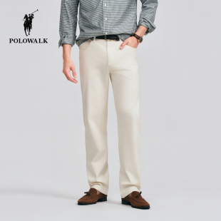 新品 2026春夏裤 经典 直筒显瘦牛仔长裤 POLOWALK男式 子男装 牛仔裤