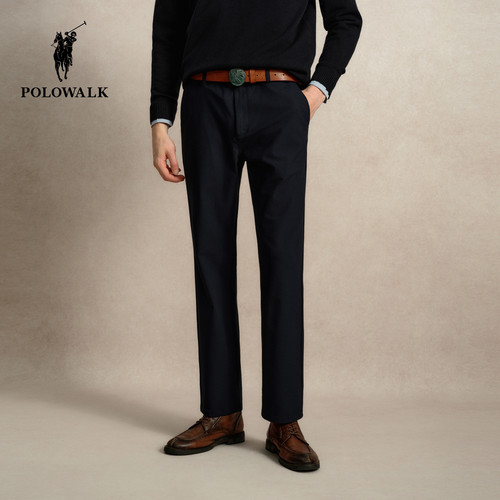 POLOWALK男式舒适合体休闲裤