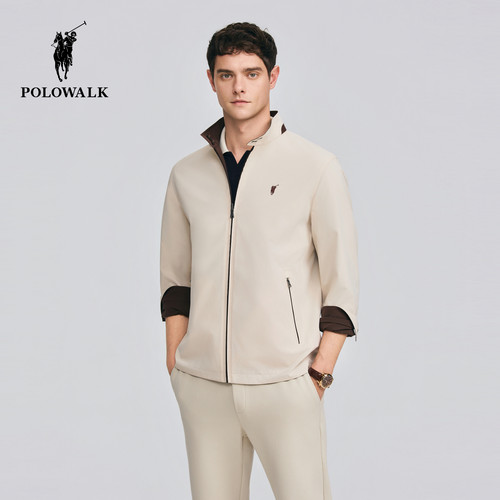 POLOWALK双面穿经典立领夹克