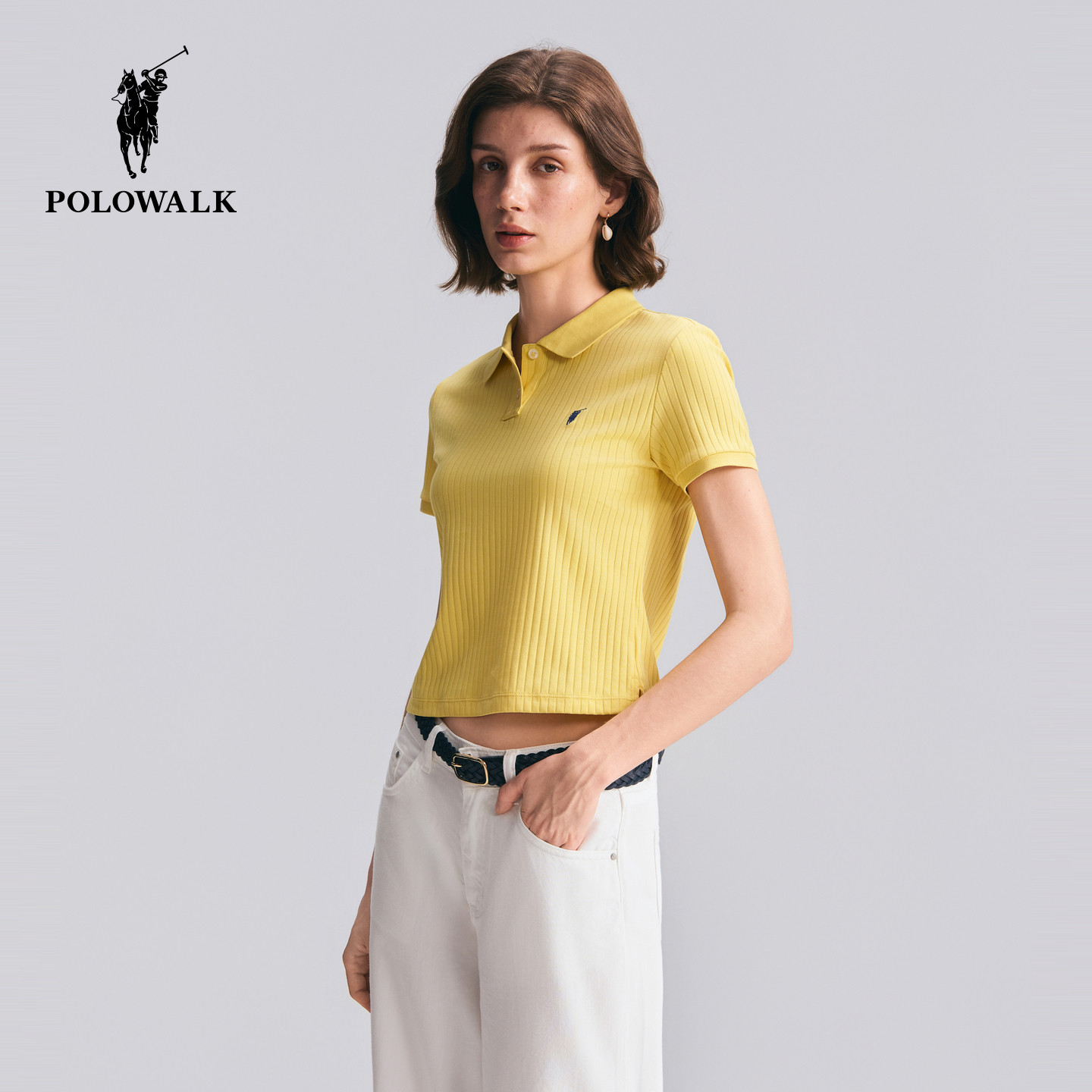 POLOWALK女式短袖POLO衫图片