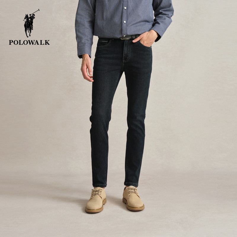 秋冬长裤牛仔裤水洗做旧