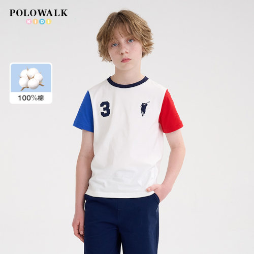 亲肤舒适短袖T恤POLOWALK
