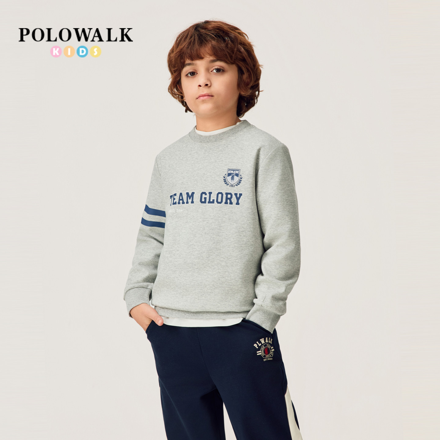 POLOWALK男童印花卫衣