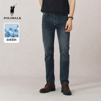 POLOWALK春夏男式牛仔褲舒適合體