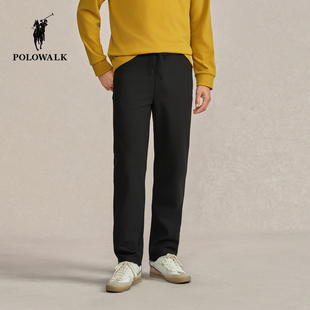 2025秋冬裤 新品 男式 通勤简约直筒裤 POLOWALK男装 休闲裤 子 加绒