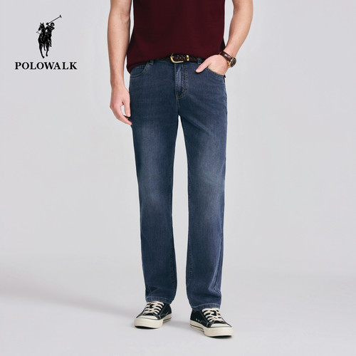 POLOWALK经典直筒牛仔裤
