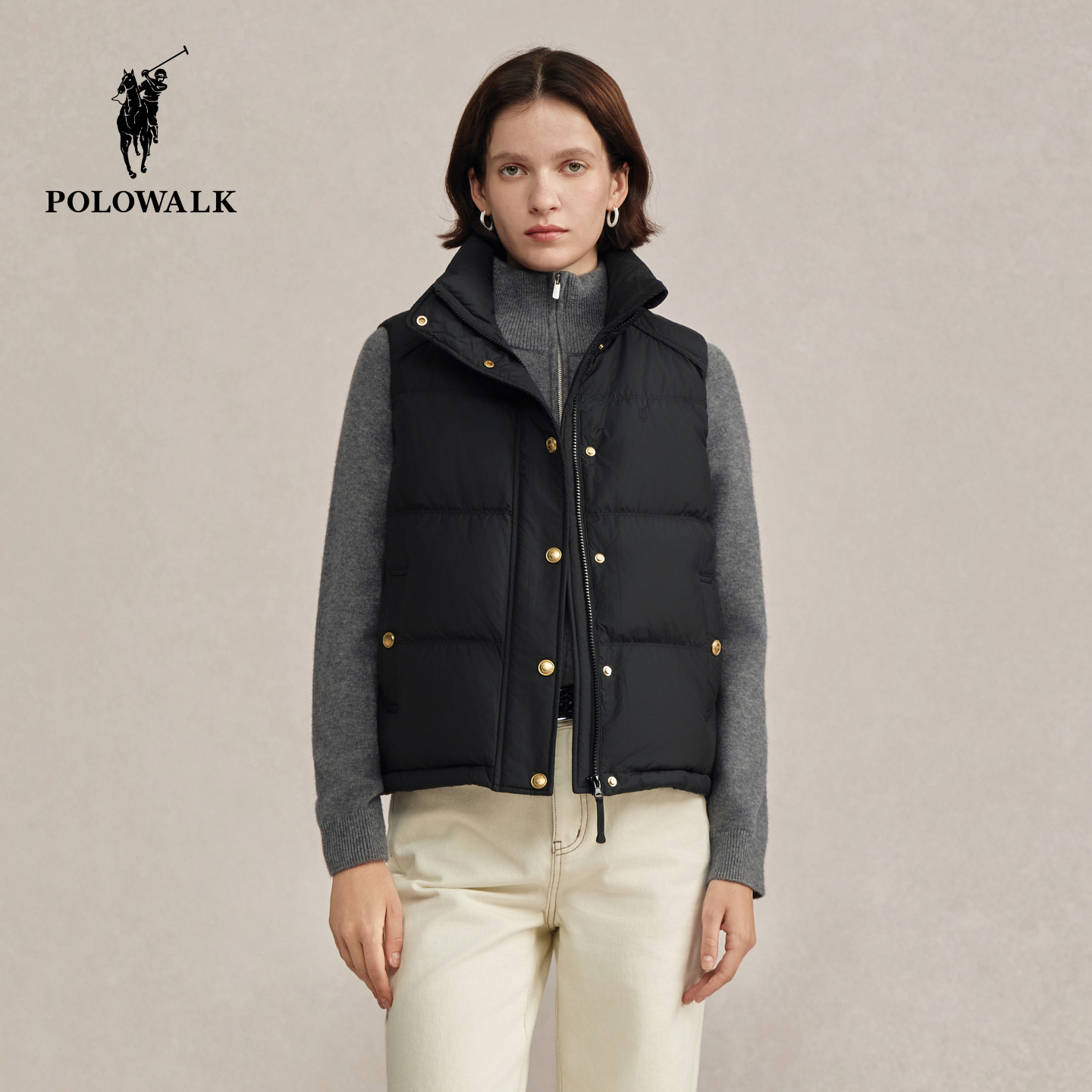 POLOWALK女式羽绒马夹